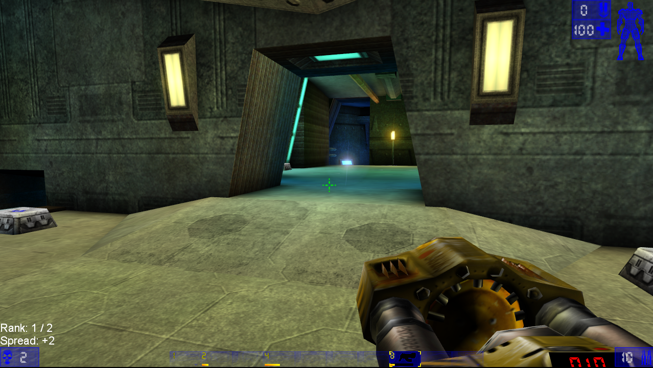 Frag You! Kohta tulee fragia. Parempaa tilannekuvaa ei saanut. Loppuu kädet kesken kun on nuo tilanteet vähän nopeita. Unreal Tournametista tämä